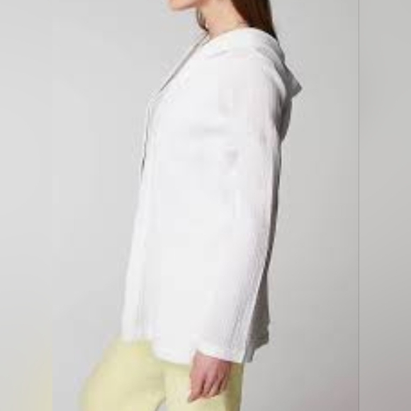 J jill- pure jill cotton-Gauze hooded jacket. - Picture 2 of 11